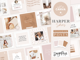 Harper Skies Instagram Post Templates - Design Pixie