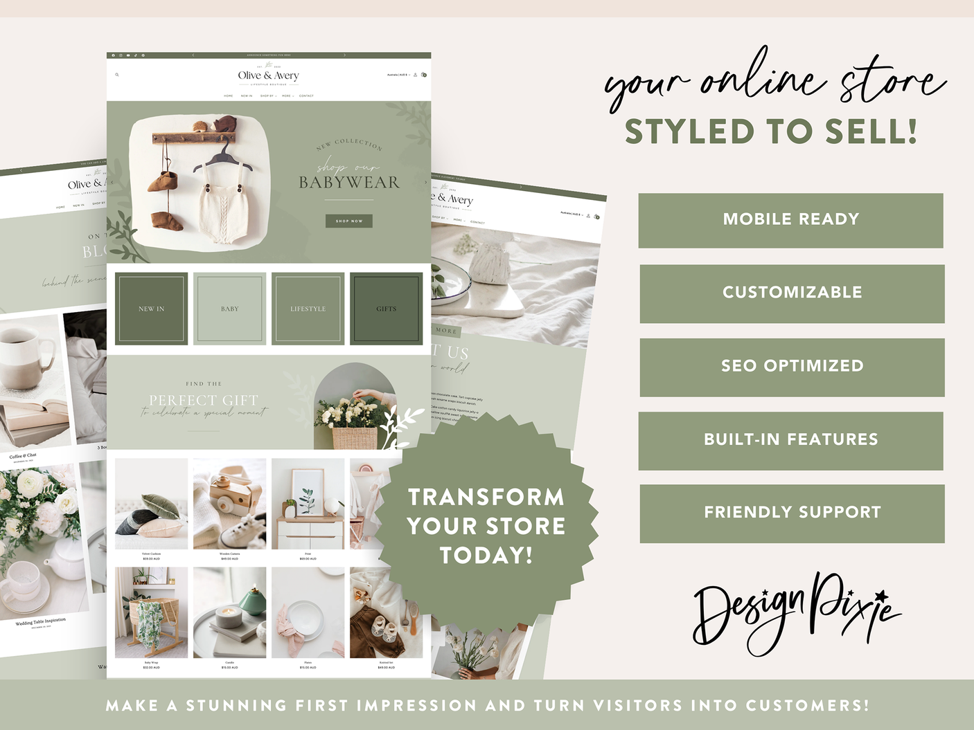 Olive And Avery Shopify Theme