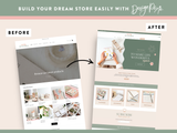 Olive Green Shopify Theme