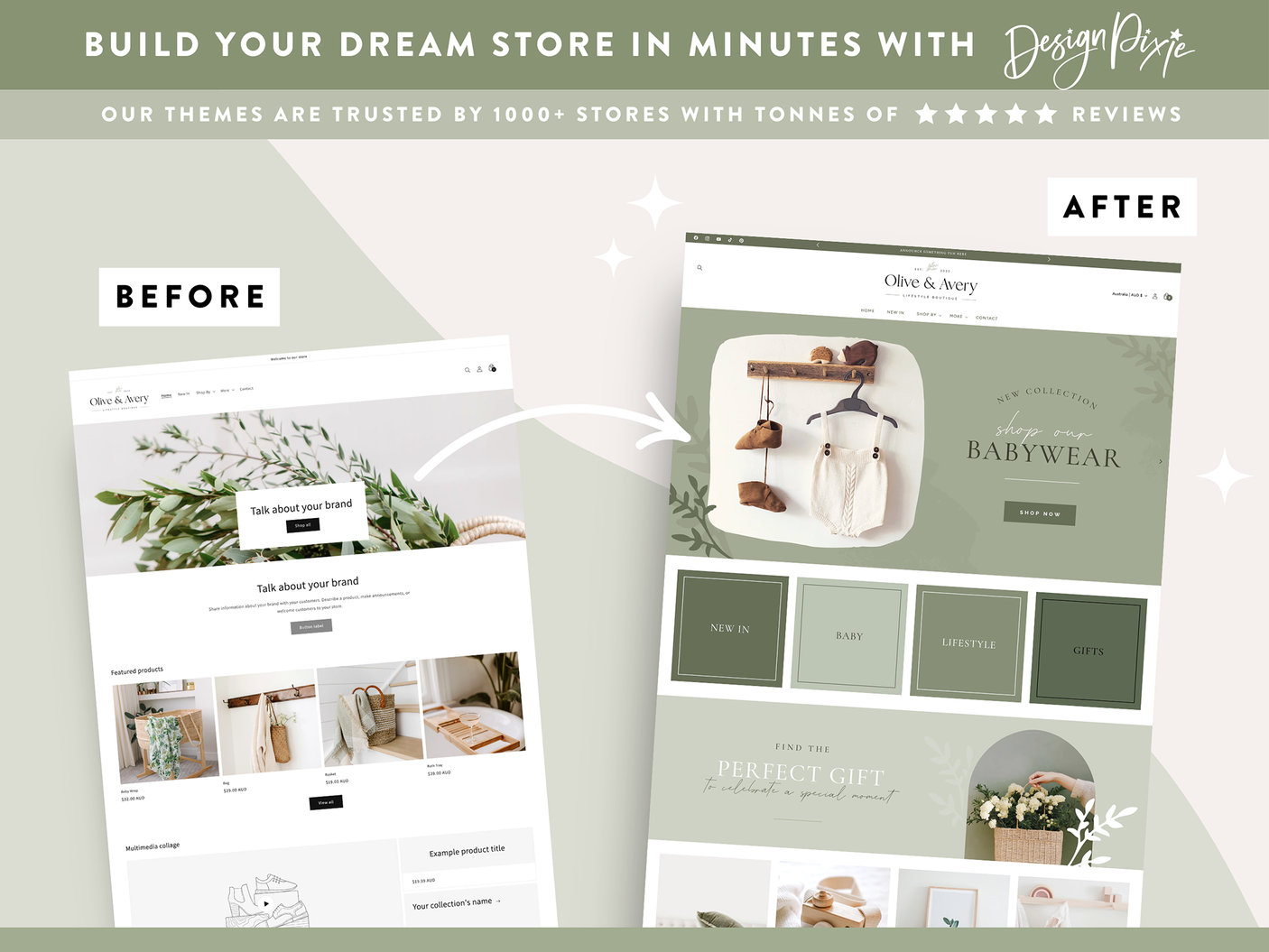 Olive And Avery Shopify Theme
