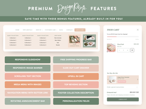 Olive Green Shopify Theme