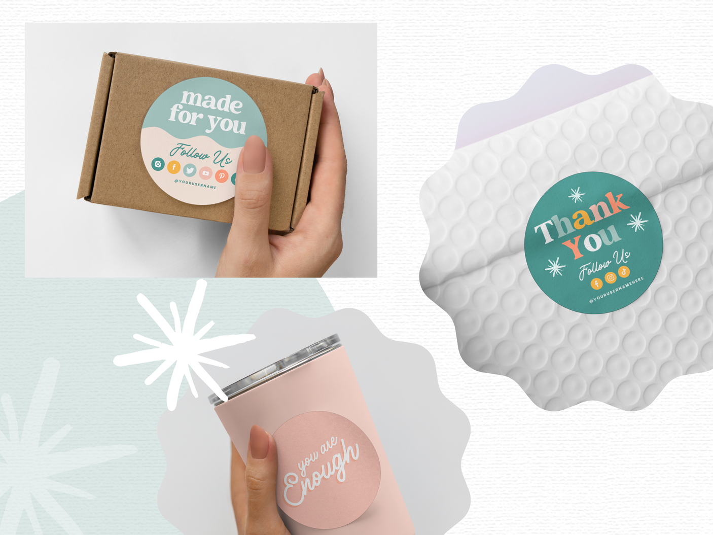 Enchanting Sticker Templates - Design Pixie