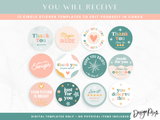 Enchanting Sticker Templates - Design Pixie