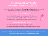 Colorful Paper Mockups Bundle