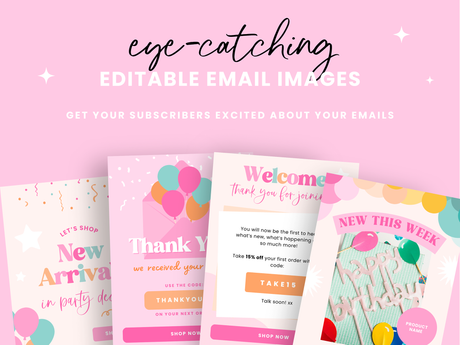 Bright Party Email Marketing Templates