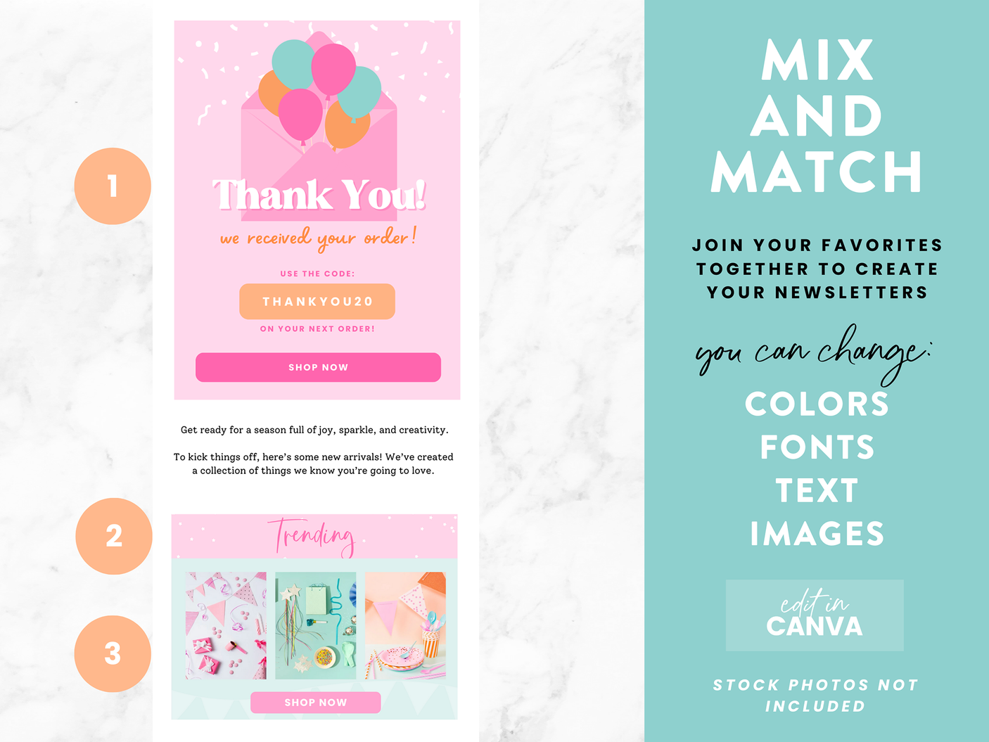 Bright Party Email Marketing Templates