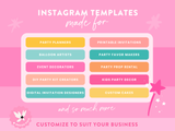 Bright Party Instagram Templates