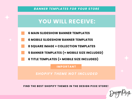 Bright Party Shopify Banners