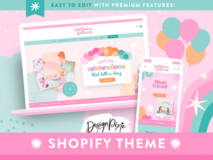 Bright party Shopify theme for balloons, party supply stores