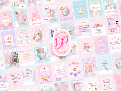 Fairytale Christmas Instagram Templates