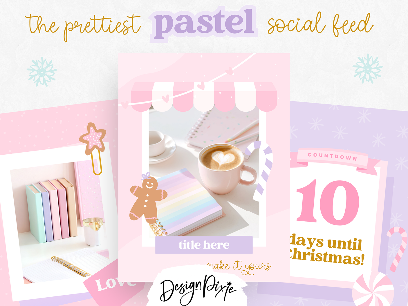 Fairytale Christmas Instagram Templates