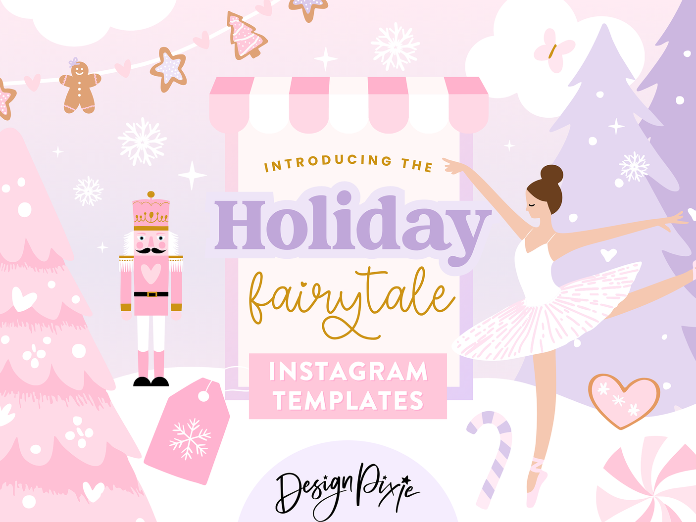 Fairytale Christmas Instagram Templates
