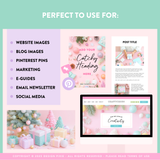 Pastel Christmas Stock Photos