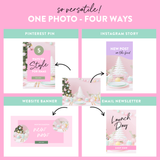 Pastel Christmas Stock Photos