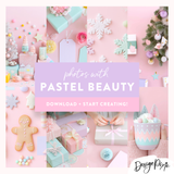 Pastel Christmas Stock Photos