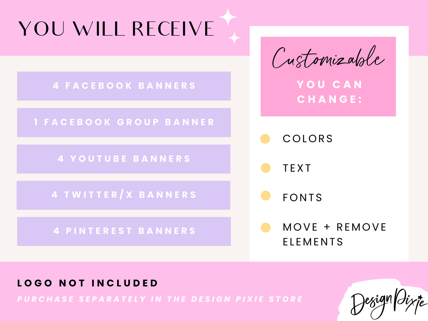 Pastel Party Social Media Banners