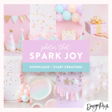 Pastel Party Stock Photos