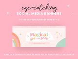 Magical Wishes Social Media Banners - Design Pixie