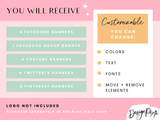 Magical Wishes Social Media Banners - Design Pixie