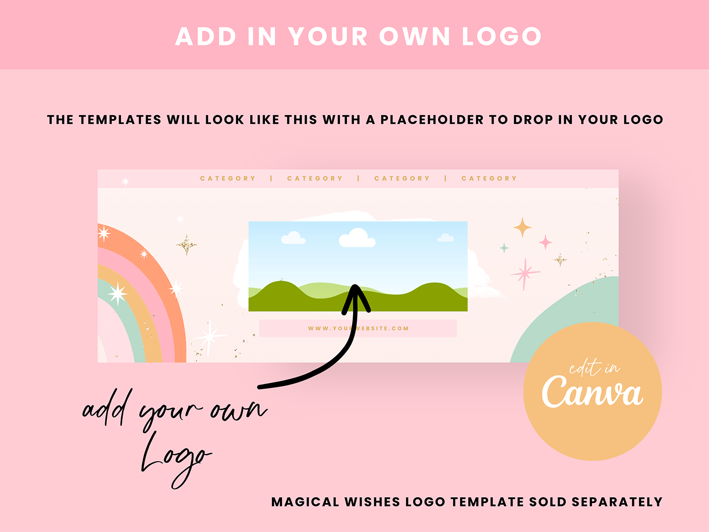 Magical Wishes Social Media Banners - Design Pixie