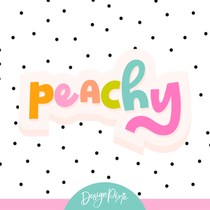 Peachy font by Design Pixie