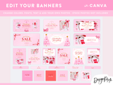 Pink Christmas Shopify Banner Templates