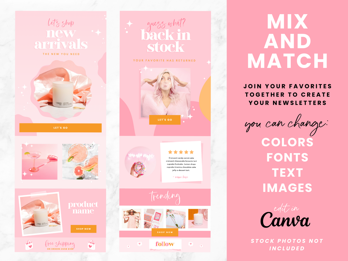 Email Marketing Templates - Candy Wishes - Design Pixie