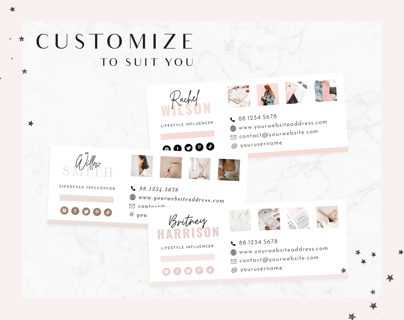 Rachel Email Signature Template - Design Pixie