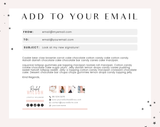 Rachel Email Signature Template - Design Pixie