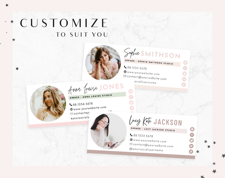 Sophie Email Signature Template - Design Pixie