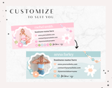 Pink Email Signature Template - Design Pixie