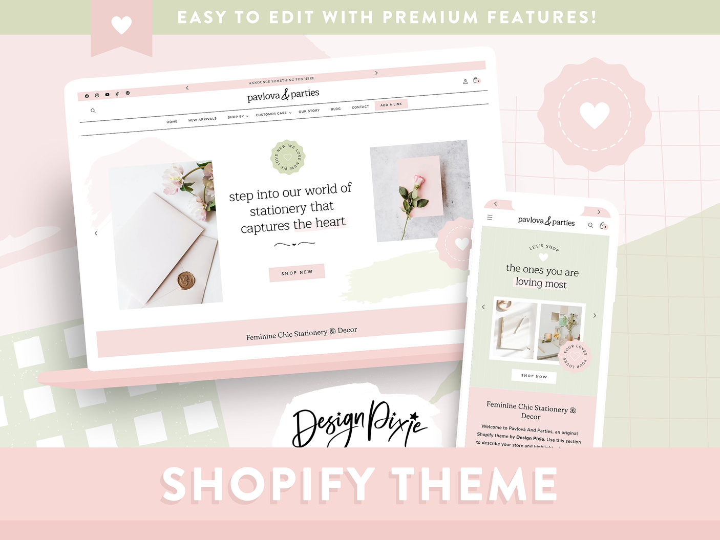 Pavlova And Parties Shopify Theme