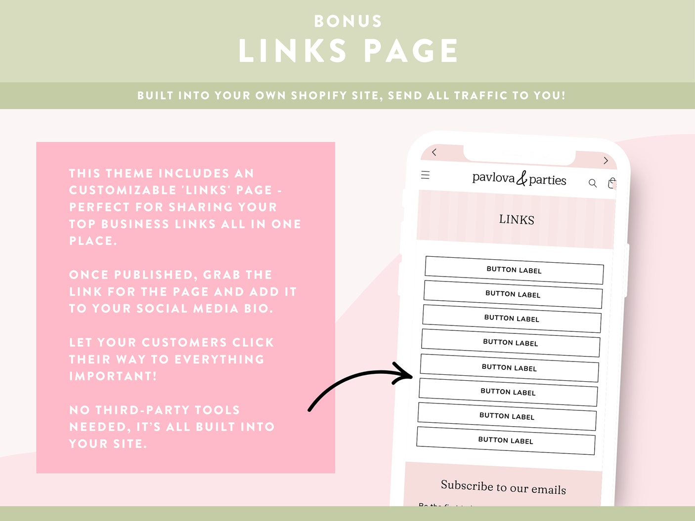 Pavlova And Parties Shopify Theme