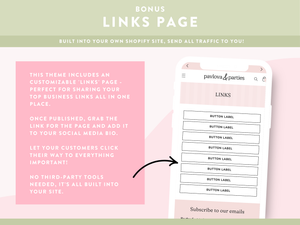 Pavlova And Parties Shopify Theme