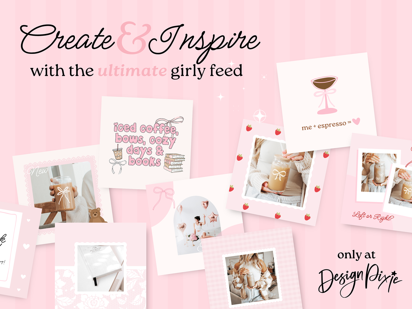 Coquette Instagram Post Templates