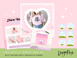 Cute Pastel Instagram Templates