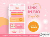 Link In Bio Template - Candy Wishes - Design Pixie