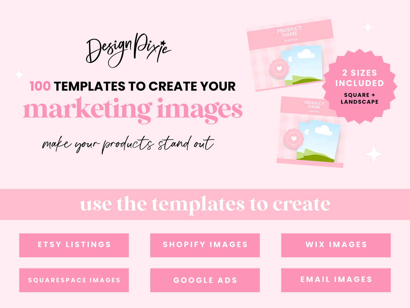 Pink Product Marketing Templates