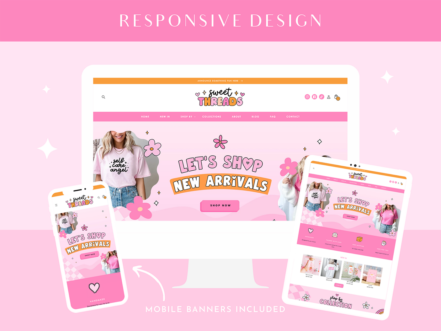 Sweet Threads Shopify Theme - Design Pixie