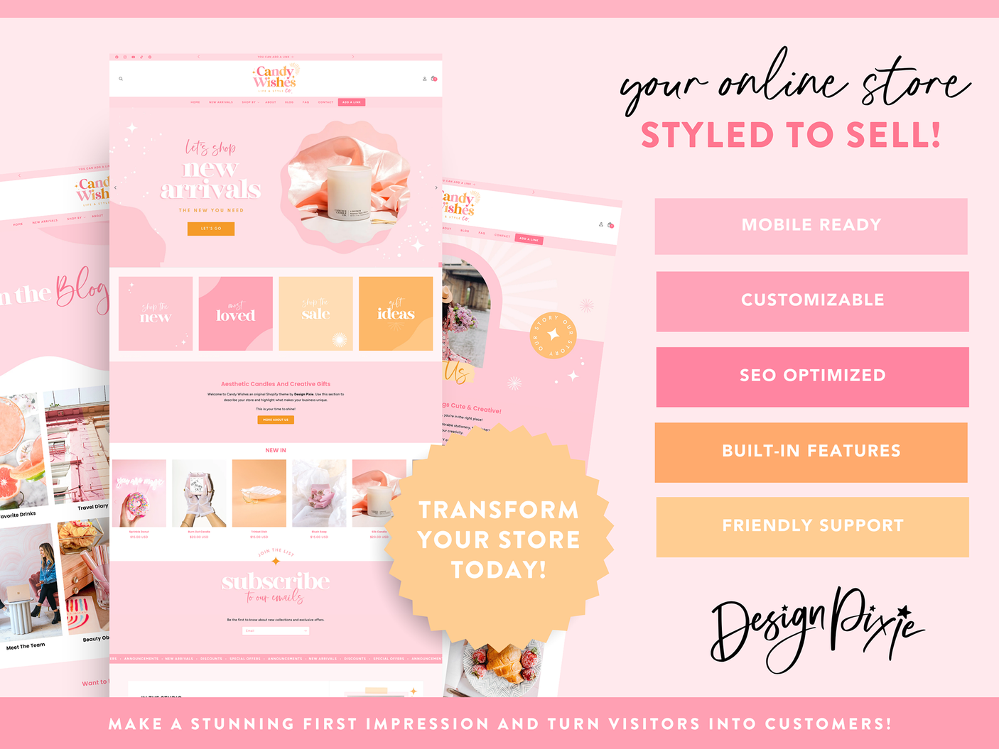 Candy Wishes Shopify Theme