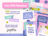 Colorful Creative Pinterest Templates