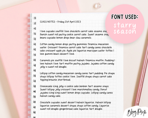 Planner Font Bundle - Design Pixie