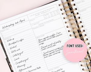 Planner Font Bundle - Design Pixie