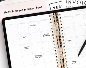Planner Babe Font - Design Pixie
