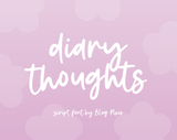 Diary Thoughts Font - Design Pixie