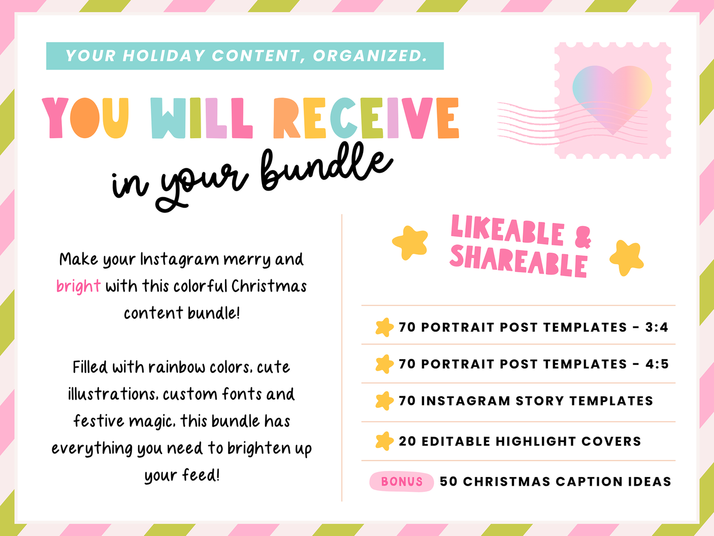 Playful Christmas Instagram Bundle