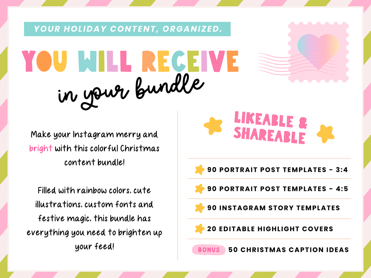 Playful Christmas Instagram Bundle
