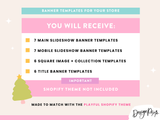 Playful Christmas Shopify Banner Templates