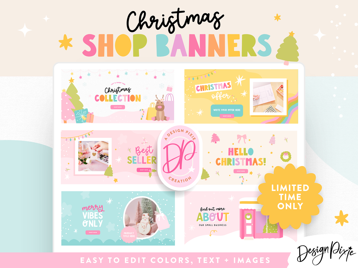 Playful Christmas Shopify Banner Templates