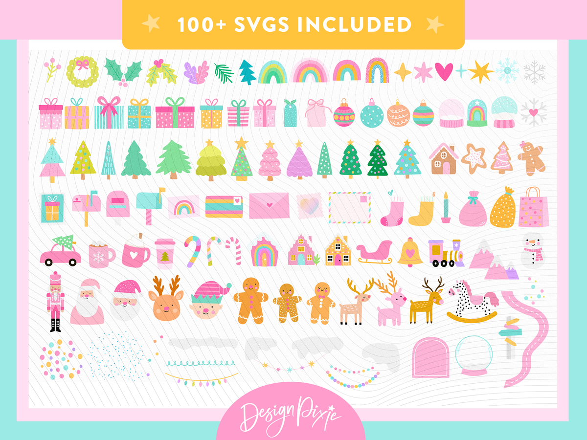 Playful Christmas SVG Clipart